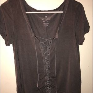 Tie Up American Eagle Tshirt